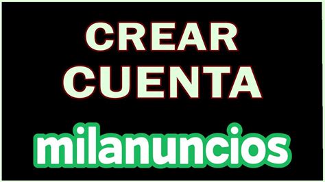 ☑️ Cómo CREAR una CUENTA en MILANUNCIOS。